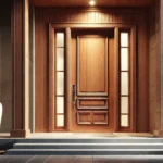 High-Quality Exterior Wooden Doors Durable Wooden Doors PT. Suryamas LestariPrima